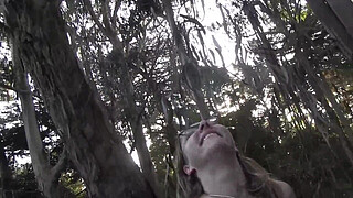 Nicole Moore's big juggs sway and jiggle a bit as she's sliding her pussy up and down this...