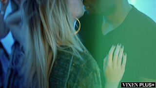 VIXENPLUS Two Blondes Fuck Two Dominant BBCs After A Night At The Club