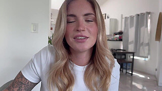 Stepsisters Blonde Big Titty Bestfriend Begs Me to Fuck Her "I HAVE I BF IM JUST REALLLY HORNY"