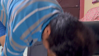 Big butt and busty neighbor gets stuck!! And the old pervert helps her and takes advantage - REAL HOMEMADE