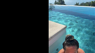 Public BJ at Infinity Pool in Costa Rica