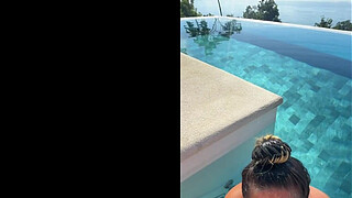 Public BJ at Infinity Pool in Costa Rica