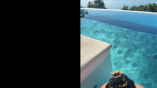 Public BJ at Infinity Pool in Costa Rica