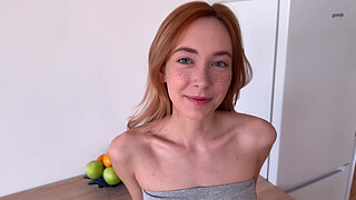 My stepsister was hungry and I made her dumplings and fucked her