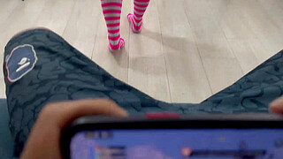 Big butt Latina tastes my dick while I play, I end up fucking her hard - JACOB NEWMAN