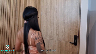 I fuck the delivery man behind my step mother's back - Mariana Martix and Danner Mendez