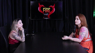 Slutty redhead shows off her huge breasts after saying she's always been a show-off, never had a 3some, participated in the "Casa das Pimentinhas" (House of the Peppers), will samba at Carnival, and her unusual place... - Isadora Closel