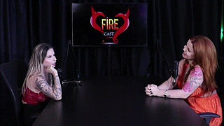 Slutty redhead shows off her huge breasts after saying she's always been a show-off, never had a 3some, participated in the "Casa das Pimentinhas" (House of the Peppers), will samba at Carnival, and her unusual place... - Isadora Closel