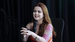 Slutty redhead shows off her huge breasts after saying she's always been a show-off, never had a 3some, participated in the "Casa das Pimentinhas" (House of the Peppers), will samba at Carnival, and her unusual place... - Isadora Closel