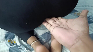 Horny Desi Chick Plays With Her Boyfriend’s Hard Shaft On Bed