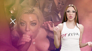 Hot Receptionists DP'D By Impatient MONSTER Cocked Clients - Dogfart