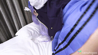 Japanese hot babe Reika Asakura is a penis sucker who likes sex.