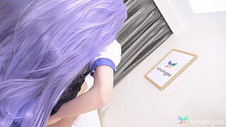 Japanese hot babe Reika Asakura is a penis sucker who likes sex.