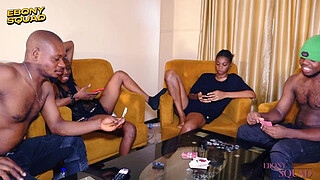 Gangbang, after he won the competition, he requested for a hot fuck