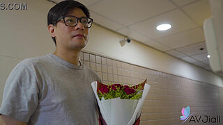 Hot Taiwanese chick with big boobies Stacy had a hot fuck.