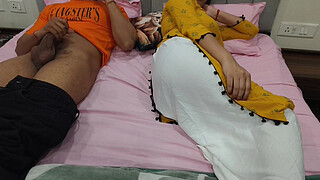 Decided to masturbate in stepsister's room ( 18 hot stepsister )