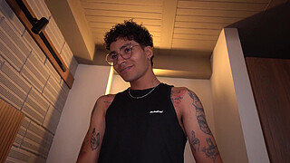 Fuck me slowly so my stepmom doesn't listen! Funny bisexual 3way with two hot busty babes