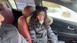 Katty West Wants To Fuck Her Boyfriend In A Car In Public One Last Time Before They Break Up