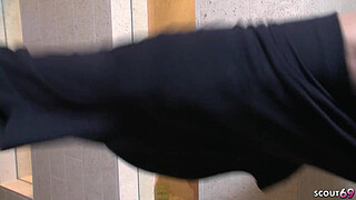 Muscled Big Booty and Tits Latina Step-Mom caught in Shower and seduce to Fuck by Big Penis Boy when home alone