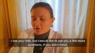 Young russian doctor gave me a blowjob at the appointment! (ASMR POV)