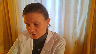 Young russian doctor gave me a blowjob at the appointment! (ASMR POV)