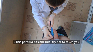 Young russian doctor gave me a blowjob at the appointment! (ASMR POV)