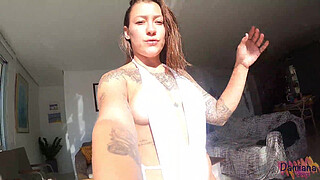 Couples swap after a kayaking adventure with Damiana and Bruna Carlos