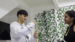 I fuck my stepsister's pussy on a pool table - Spanish porn