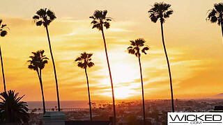 Wicked - Couple Put Their Differences Aside & Invite Hot Blonde Emma Hix For Threeway