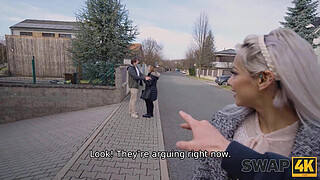 SWAP4K. Expected a BBQ party, experienced hot sex with massive boobs cutie and cucked her BF