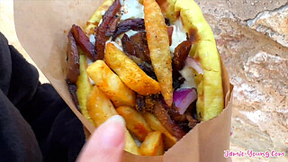 Cute Girlfriend Gets Fucked on Vacation in Athens! | Porn Vlog with Jamie Young