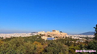 Cute Girlfriend Gets Fucked on Vacation in Athens! | Porn Vlog with Jamie Young