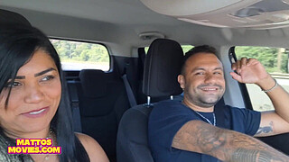 Mattos Couple's Wedding Anniversary: Lukas Becomes a Cuckold and Lets Nicoly Fuck a Stranger at the Motel!