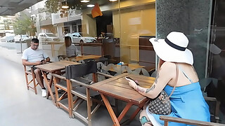 I saw him sitting in a bar and brought him home to fuck him hard