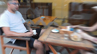 I saw him sitting in a bar and brought him home to fuck him hard