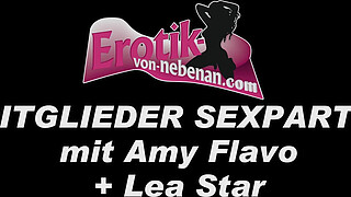 Naturally horny German women love sperm at a swinger party