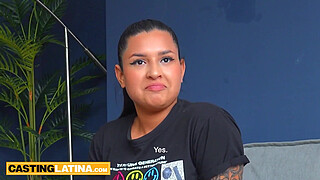 Big arse Latina teen doing squats on penis after guy enjoyed perfect blowjob