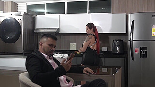 Latina MILF with large titties gets fucked by her boss in exchange for a raise part 1 - Tommy Miller