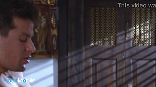 ADULTMOBILE - Voluptuous Blonde Flashes Her Tits To Her Stepbrother And Invites Him To Give Her A Creampie