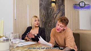 Hot Real Estate Agent With Big Tits Bangs Client