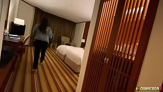 JohnTronX- Thai Maid fucked in tight Butt and pussy