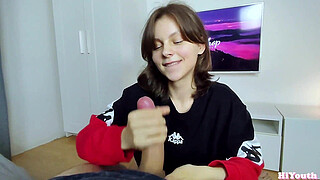 Cum in the Mouth or on the Face? she chose both