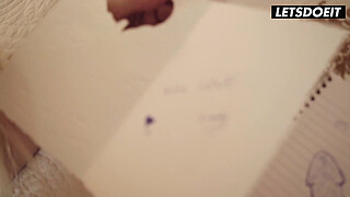 Lesbian Girlfriends Share Dildo and Reach Orgasm - A BABE KNOWS