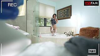 Stepsis Can't Believe Stepbro's Shaft Is As Thick As Her Forearm