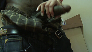 Dr. Ventura examines a juice pressure in young black dude's big penis