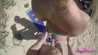Tantalizing Temptation: Sexydea's Beach Doggystyle POV Will Fulfill Your Fantasies