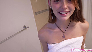 Creeping on Daisy in the Shower and Then Secretly Fucking Her - Johnny Love -