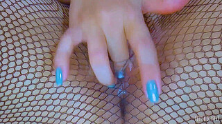 Flawless Petite Tease Pleasures Her Pink Pussy in Private with Her Vibrator Toy