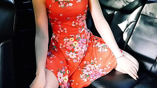 Stretched my arse in the car