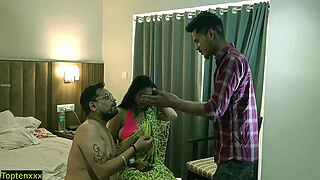 Indian Wife sexual affair with father-in-law! Husband Caught them